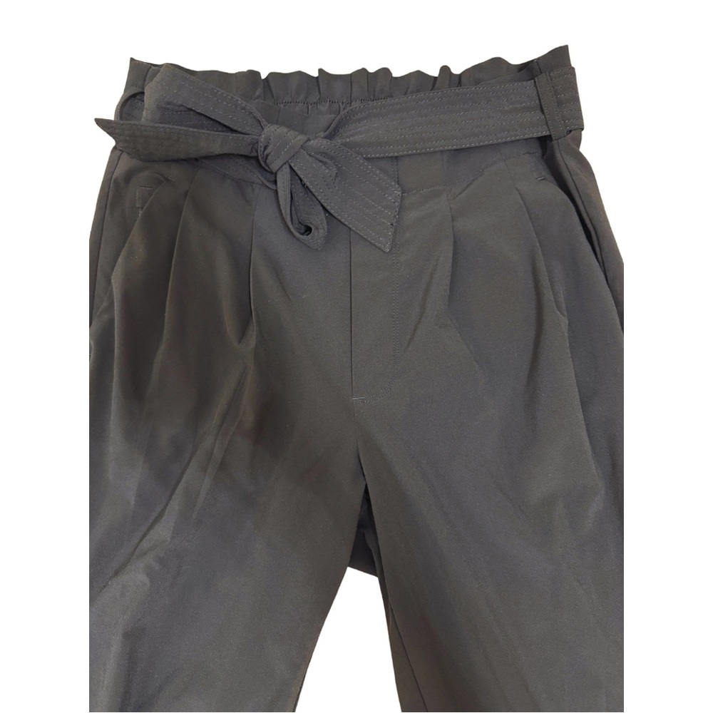 Athleta - Women’s Black Nylon Joggers with Tie Waist